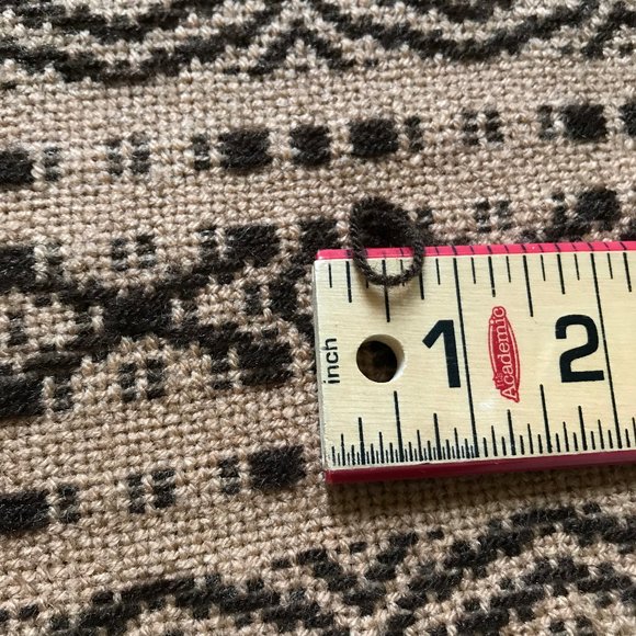 Alpaca Pattern Hand Woven Acrylic Table Runner Central American Print 22x72" - Picture 6 of 8